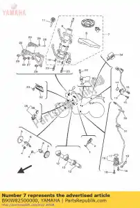 yamaha B90W82500000 main sw. immobilizer kit - Bottom side