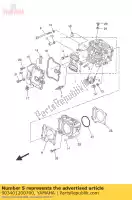 903401200700, Yamaha, plug, rechte schroef yamaha  wr xt yfz yp yz yzf 250 400 450 850 1000 1200 2007 2008 2009 2010 2011 2012 2013 2014 2015 2016 2017 2018 2019 2020 2021, Nieuw