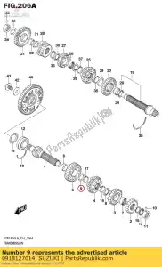 Suzuki 0918127014 washer,27x36x2. - Bottom side