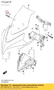 suzuki 0913905032 vis - La partie au fond