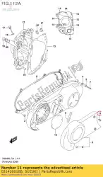 Here you can order the screw from Suzuki, with part number 021420616B: