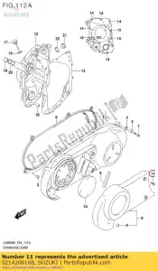 suzuki 021420616B screw - Bottom side