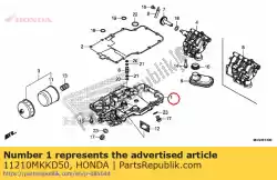 Aquí puede pedir cárter de aceite comp de Honda , con el número de pieza 11210MKKD50: