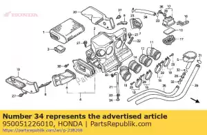 Honda 950051226010 tube,12x260 - Bottom side