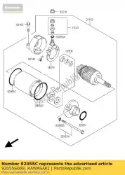 Tutaj możesz zamówić ring-o ksf400-a1 od Kawasaki , z numerem części 92055S069: