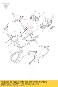 triumph T2308560 wspornik dolny lewy - Dół