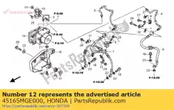 blijf, l. Fr. Rem van Honda, met onderdeel nummer 45165MGE000, bestel je hier online: