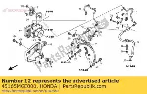 honda 45165MGE000 blijf, l. fr. rem - Onderkant