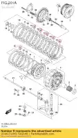 2144131J00, Suzuki, plate,clutch dr suzuki dl vstrom a dl1000a v strom vl1500bt intruder vl1500t vl1500b dl1000xa 1000 1500 , New