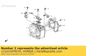 Honda 12161GFM970 clamper, th cable - Lado inferior