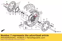 44606MGH640, Honda, spoke set b, fr. (207.5mm) honda  vfr 1200 2012 2013 2017, New