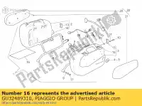 GU32489310, Piaggio Group, heat protection moto-guzzi breva ie nevada classic ie 750 2003 2004, New