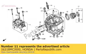 Honda 16218MCJ000 banda b, isolador - Lado inferior