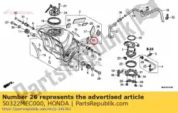 Aqui você pode pedir o nenhuma descrição disponível no momento em Honda , com o número da peça 50322MEC000: