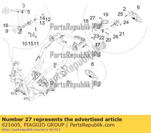 Piaggio Group 621605 p?yta - Dół
