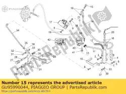 Here you can order the bored screw from Piaggio Group, with part number GU95990044: