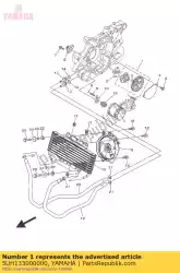 Here you can order the oil pump assy from Yamaha, with part number 5UH133000000: