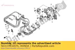 Aqui você pode pedir o ficar comp, mod abs em Honda , com o número da peça 50311MCA970: