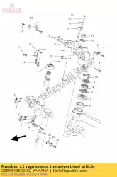 Tutaj możesz zamówić korona uchwyt od Yamaha , z numerem części 22BF34352000: