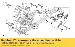 honda 90107KRN000 bolt, flange, 8x55 - Bottom side