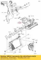 490160622, Kawasaki, sigillo coperchio en650aff kawasaki  vulcan 650 2015 2016 2017 2018 2019 2020 2021, Nuovo