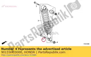 honda 90155HC0000 bout, flens, 12x58 - Onderkant