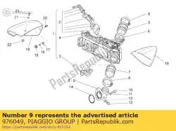 Here you can order the lh manifold from Piaggio Group, with part number 976049: