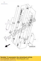 5110428H00, Suzuki, amortiguador, para suzuki rm z450 450 , Nuevo