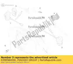 Tutaj możesz zamówić lewy port urz? Dzenia od Piaggio Group , z numerem części 6398580090: