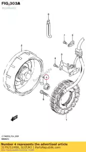 suzuki 3179211H00 dado, magneto rot - Il fondo