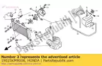 19025KM9008, Honda, fan comp., cooling honda vt shadow c2 c xl varadero v c3 vt125c vt125c2 xl125v 80kmh 125 , New