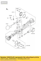 Tutaj możesz zamówić sygna?-zespo? U-lampy, rr en500-a1 od Kawasaki , z numerem części 230371265: