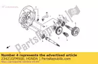 23421GFM900, Honda, eixo, contador honda nhx110wh 110 , Novo