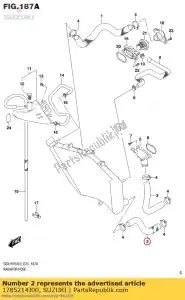 suzuki 1785214J00 manguera de enfriamiento - imagen 10 de 10