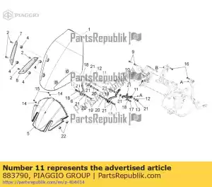 Piaggio Group 883790 biela - Lado inferior