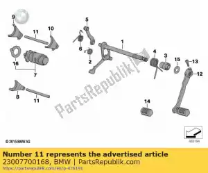 bmw 23007700168 selector rod - Bottom side