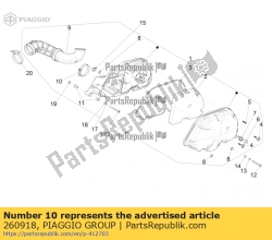 Aprilia 260918, Zacisk w??a, OEM: Aprilia 260918