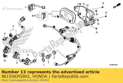 embleem, product (uehara) van Honda, met onderdeel nummer 86150KPG902, bestel je hier online: