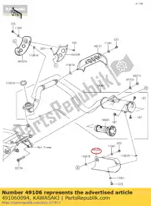 Kawasaki 491060094 cover-marmitta - Il fondo