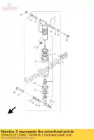 5MW222011000, Yamaha, demper sub assy yamaha yz 250, Nieuw