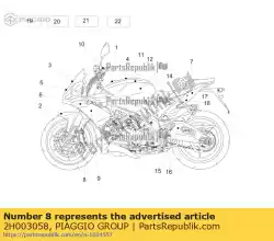 Ici, vous pouvez commander le autocollant de carénage côté droit 