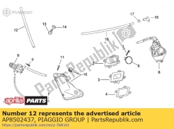 Aprilia AP8502437, Nakr?tka m10x1,25, OEM: Aprilia AP8502437