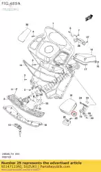 Qui puoi ordinare cuscino anteriore p da Suzuki , con numero parte 9214712JA0: