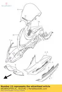 Suzuki 6828002F0013L emblema, 