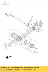 Here you can order the stopper, bar shift from Yamaha, with part number 4X7185360000:
