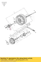 T2010305, Triumph, ammortizzatore in gomma triumph thunderbird thunderbird commander thunderbird lt thunderbird storm 1600 1700 2010 2011 2012 2013 2014 2015, Nuovo