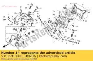 Honda 53136MT3000 cubierta, combinación y cerradura - Lado inferior