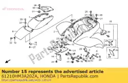 Here you can order the set illust*type1* from Honda, with part number 61210HM3A20ZA: