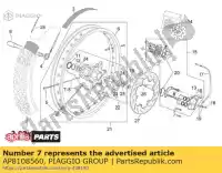 AP8108560, Piaggio Group, Spaak voor Aprilia ETX RX 125, Nieuw