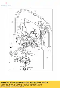 suzuki 1358337F80 collar - Bottom side